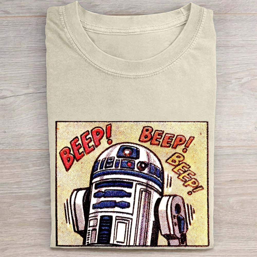 "Fuck If I Know" 80s Rainbow Star Washed Tee Vintage Washed Tee