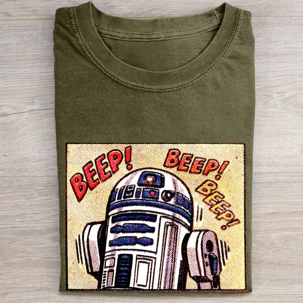 "Fuck If I Know" 80s Rainbow Star Washed Tee Vintage Washed Tee