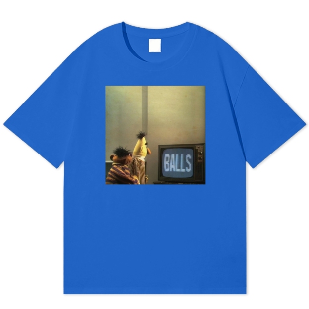 "Balls" Bert & Ernie Meme Cotton T-shirt