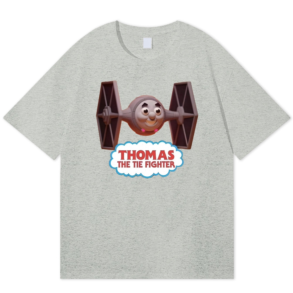 "Thomas the Tie Fighter" Parody Cotton T-shirt