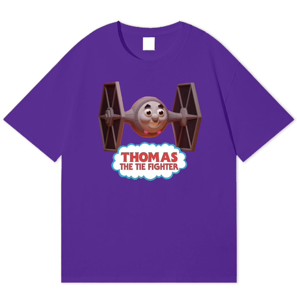 "Thomas the Tie Fighter" Parody Cotton T-shirt