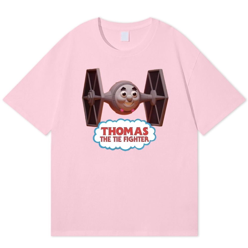 "Thomas the Tie Fighter" Parody Cotton T-shirt