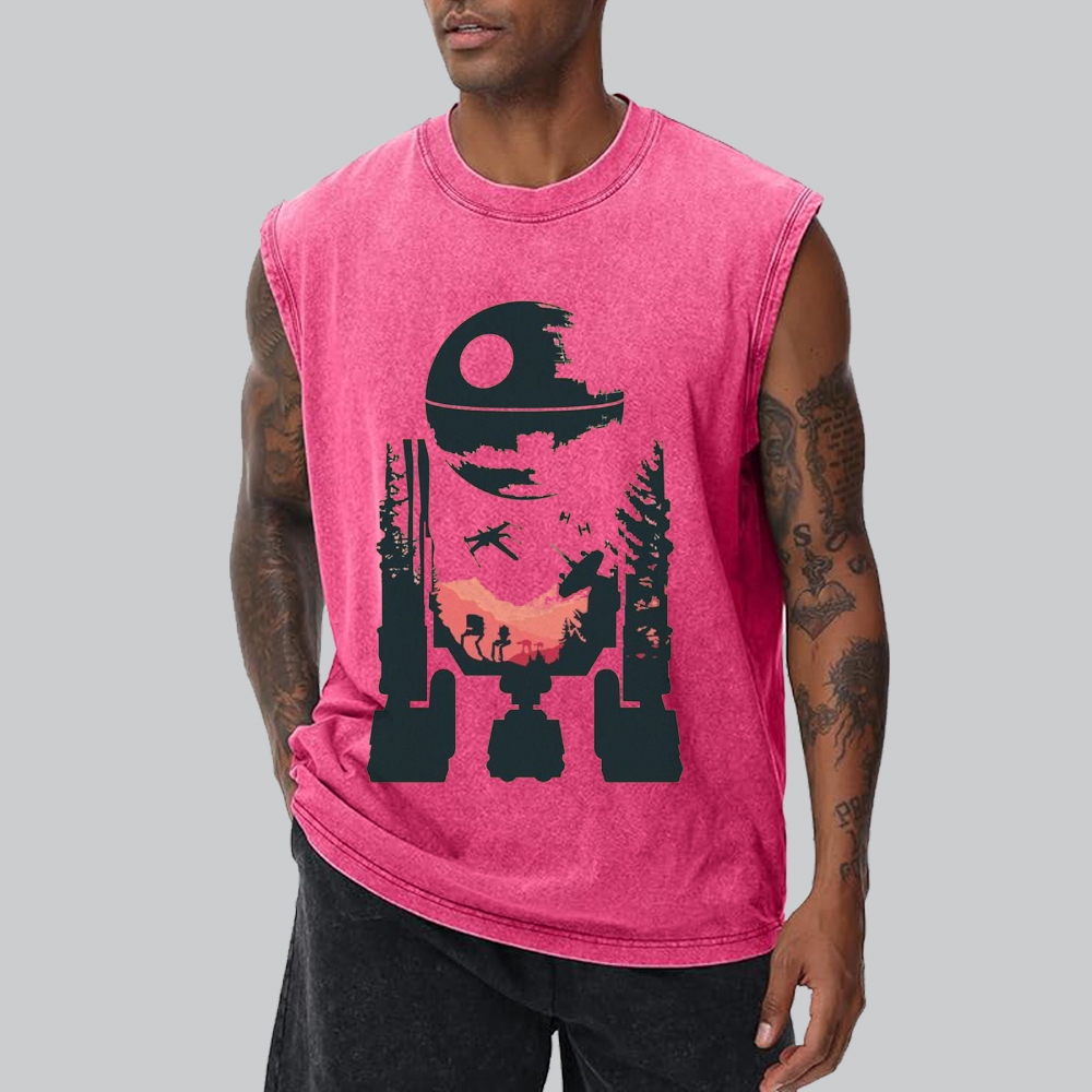 "R2-D2 Endor Landscape" Washed Vest