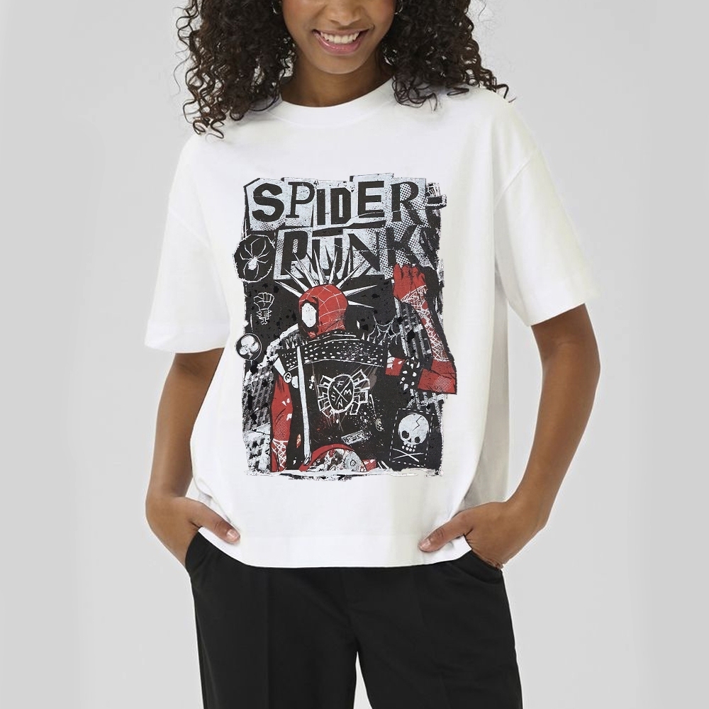 "Spider-Punk" Punk Rock Cotton T-shirt 