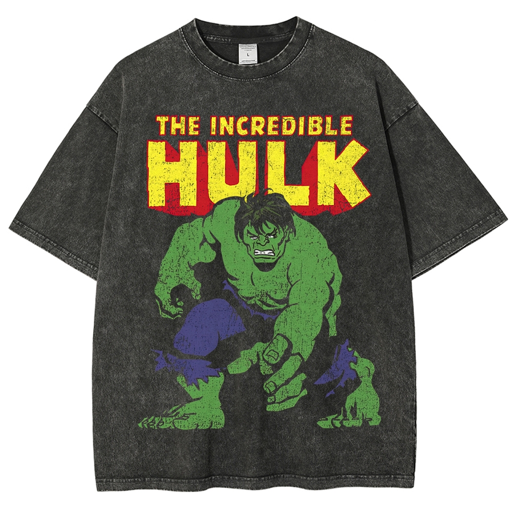 "The Incredible Hulk" Vintage Comic Washed T-Shirt