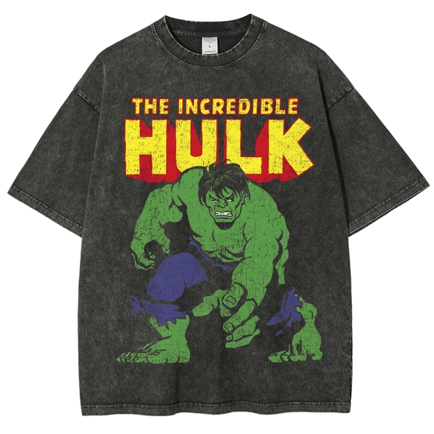 "The Incredible Hulk" Vintage Comic Washed T-Shirt