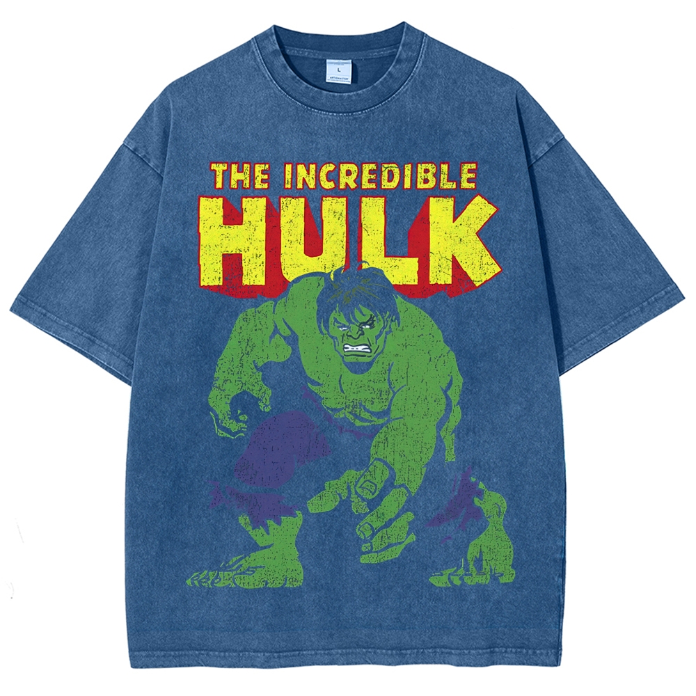 "The Incredible Hulk" Vintage Comic Washed T-Shirt