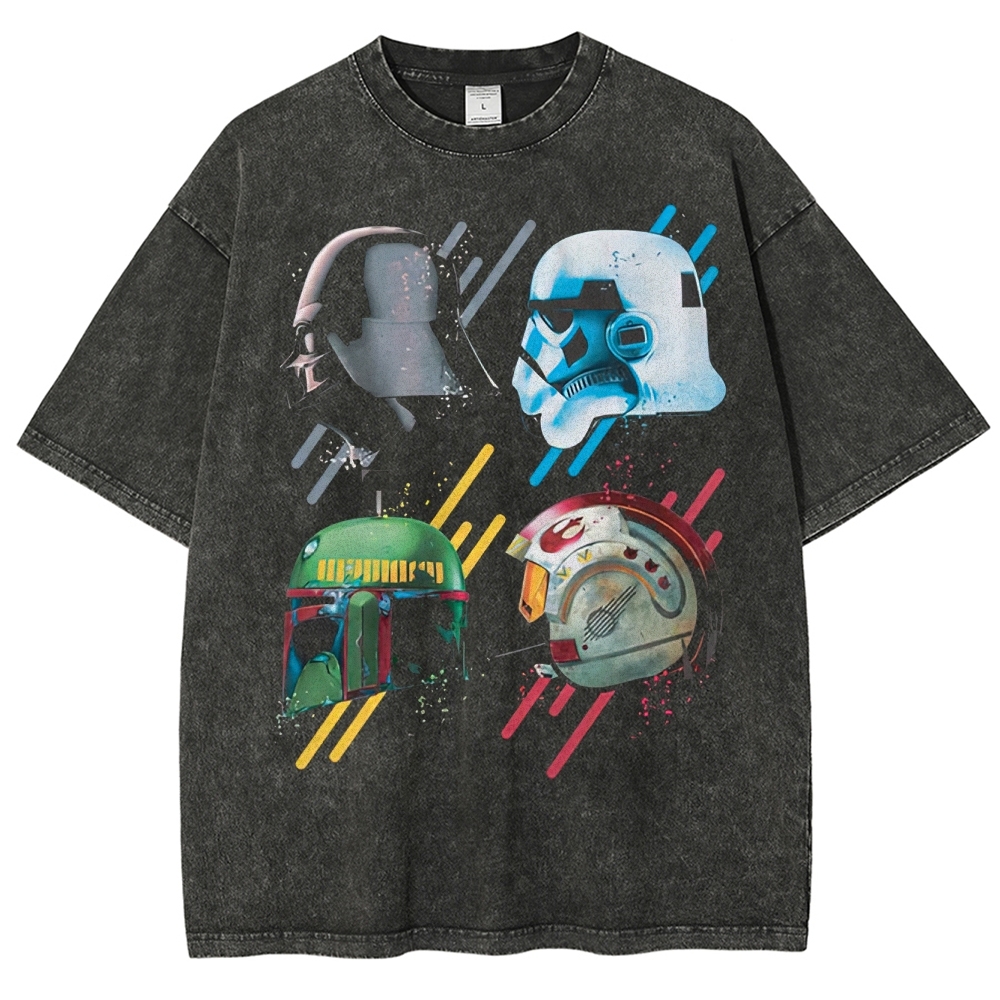 "Iconic Helmets" Washed T-Shirt