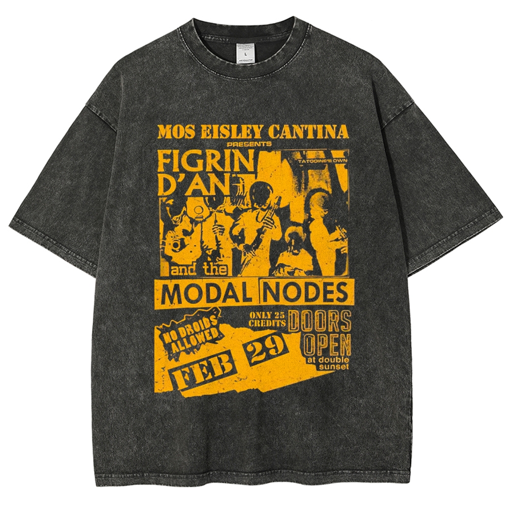 "Mos Eisley Cantina" Modal Nodes Washed T-Shirt