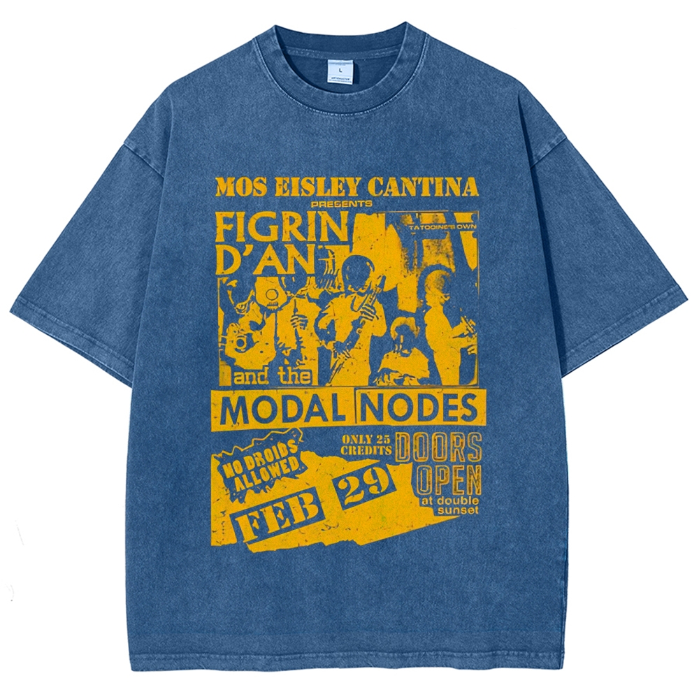 "Mos Eisley Cantina" Modal Nodes Washed T-Shirt