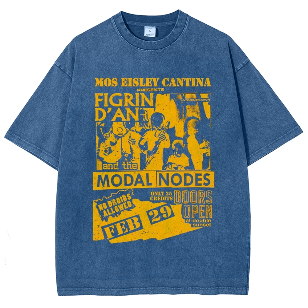 "Mos Eisley Cantina" Modal Nodes Washed T-Shirt