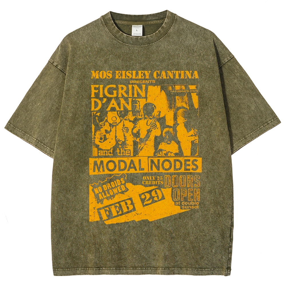 "Mos Eisley Cantina" Modal Nodes Washed T-Shirt