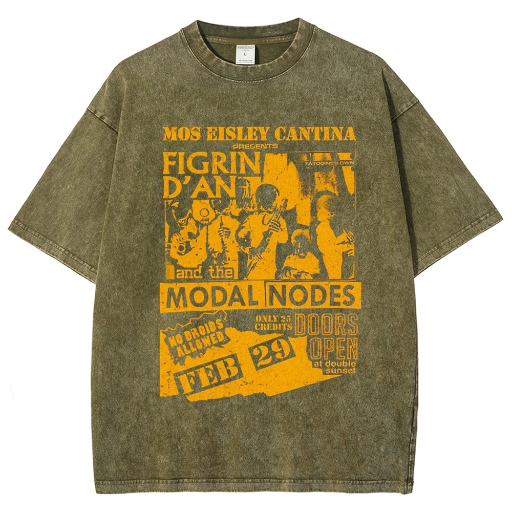 "Mos Eisley Cantina" Modal Nodes Washed T-Shirt