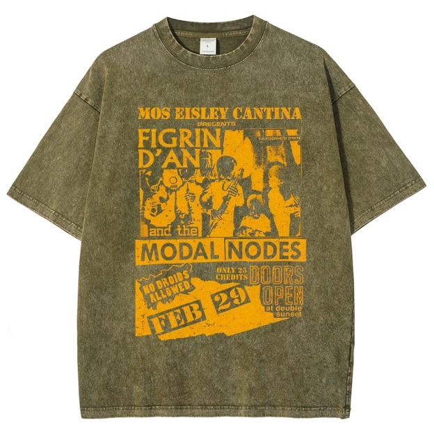 "Mos Eisley Cantina" Modal Nodes Washed T-Shirt