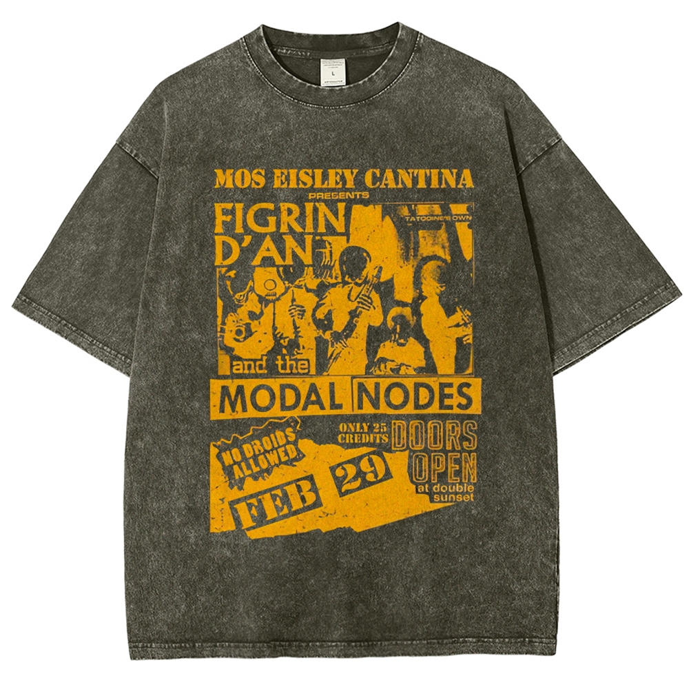"Mos Eisley Cantina" Modal Nodes Washed T-Shirt