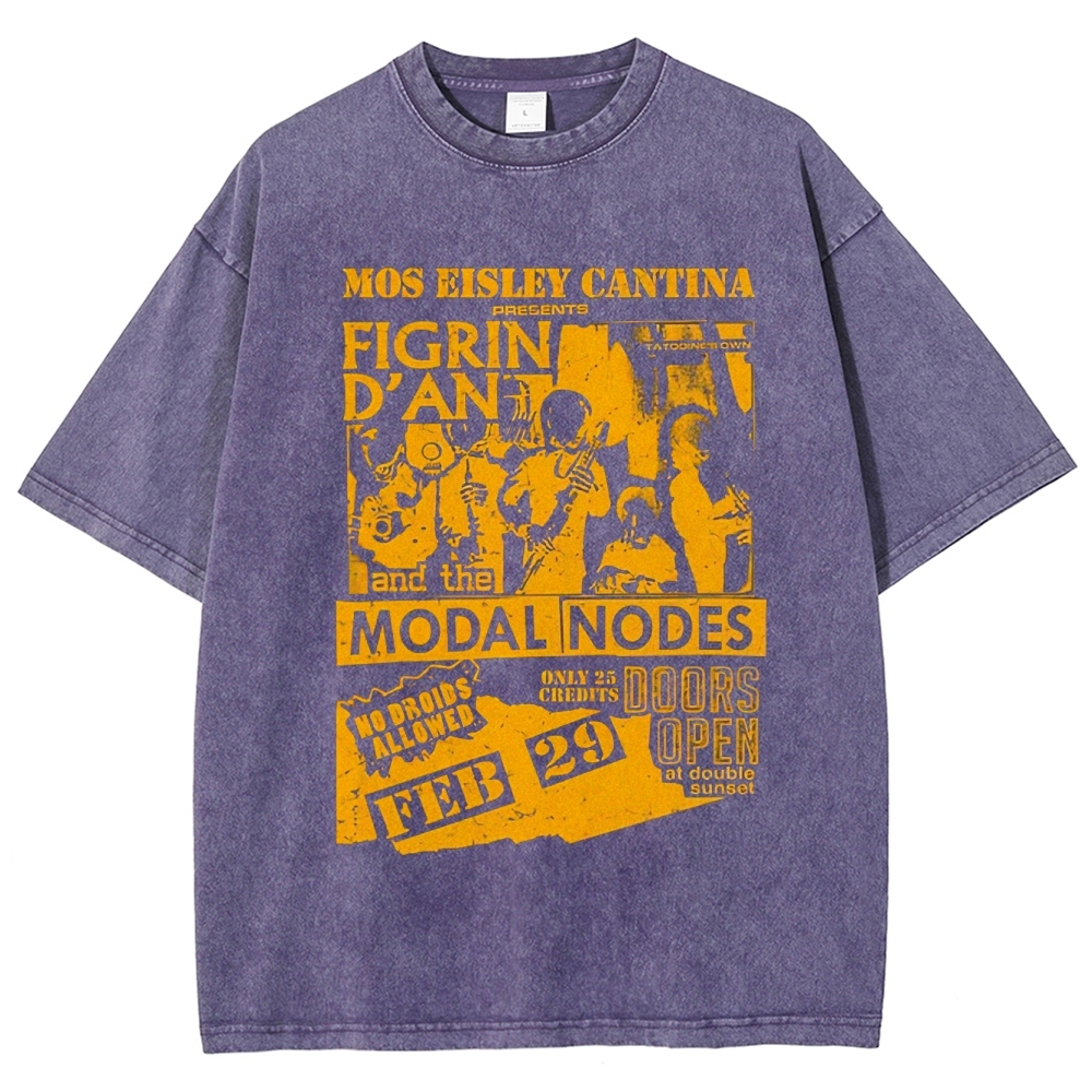 "Mos Eisley Cantina" Modal Nodes Washed T-Shirt