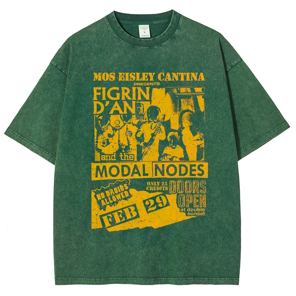 "Mos Eisley Cantina" Modal Nodes Washed T-Shirt