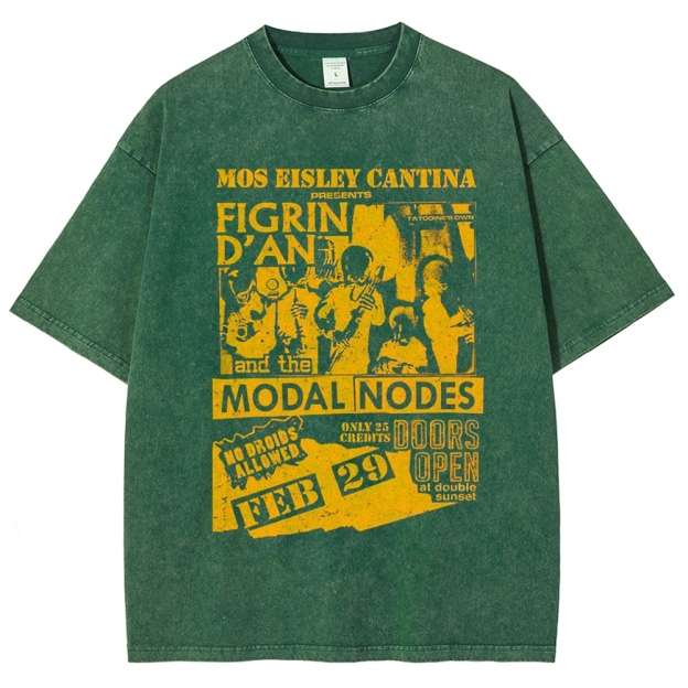 "Mos Eisley Cantina" Modal Nodes Washed T-Shirt