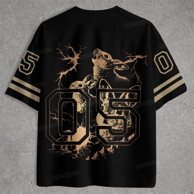 Bunny Howling to the Moon Jersey Shirts 