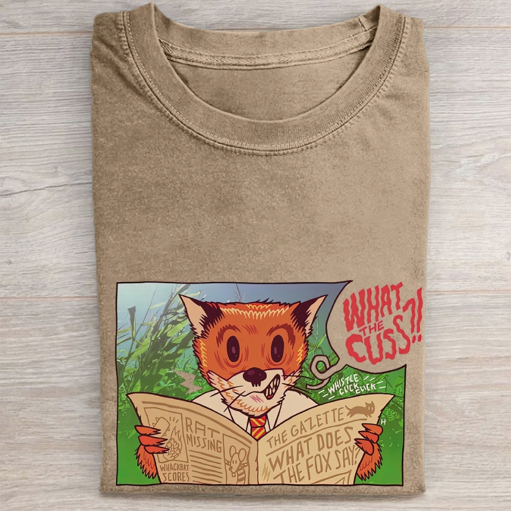 "What The Cuss?!" Vintage Washed Tee