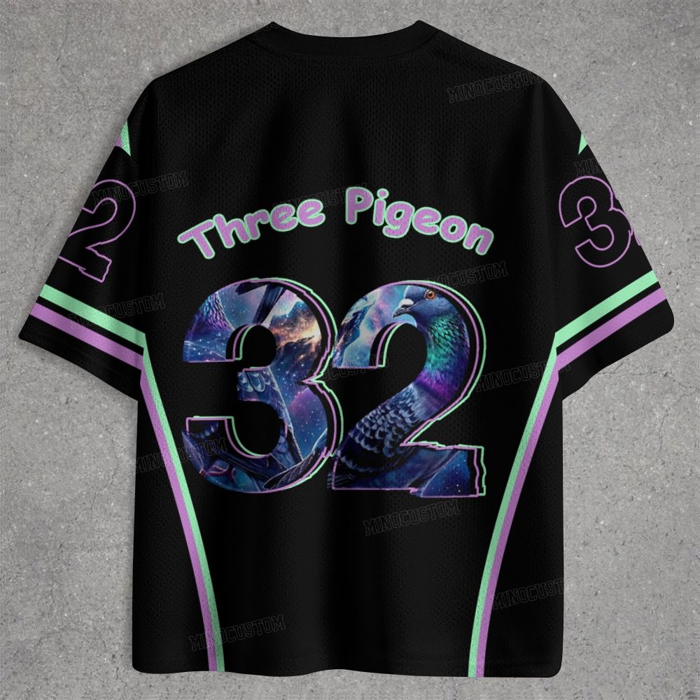 Three Pigeon Retro Jersey Shirts 