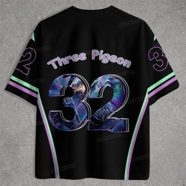 Three Pigeon Retro Jersey Shirts 