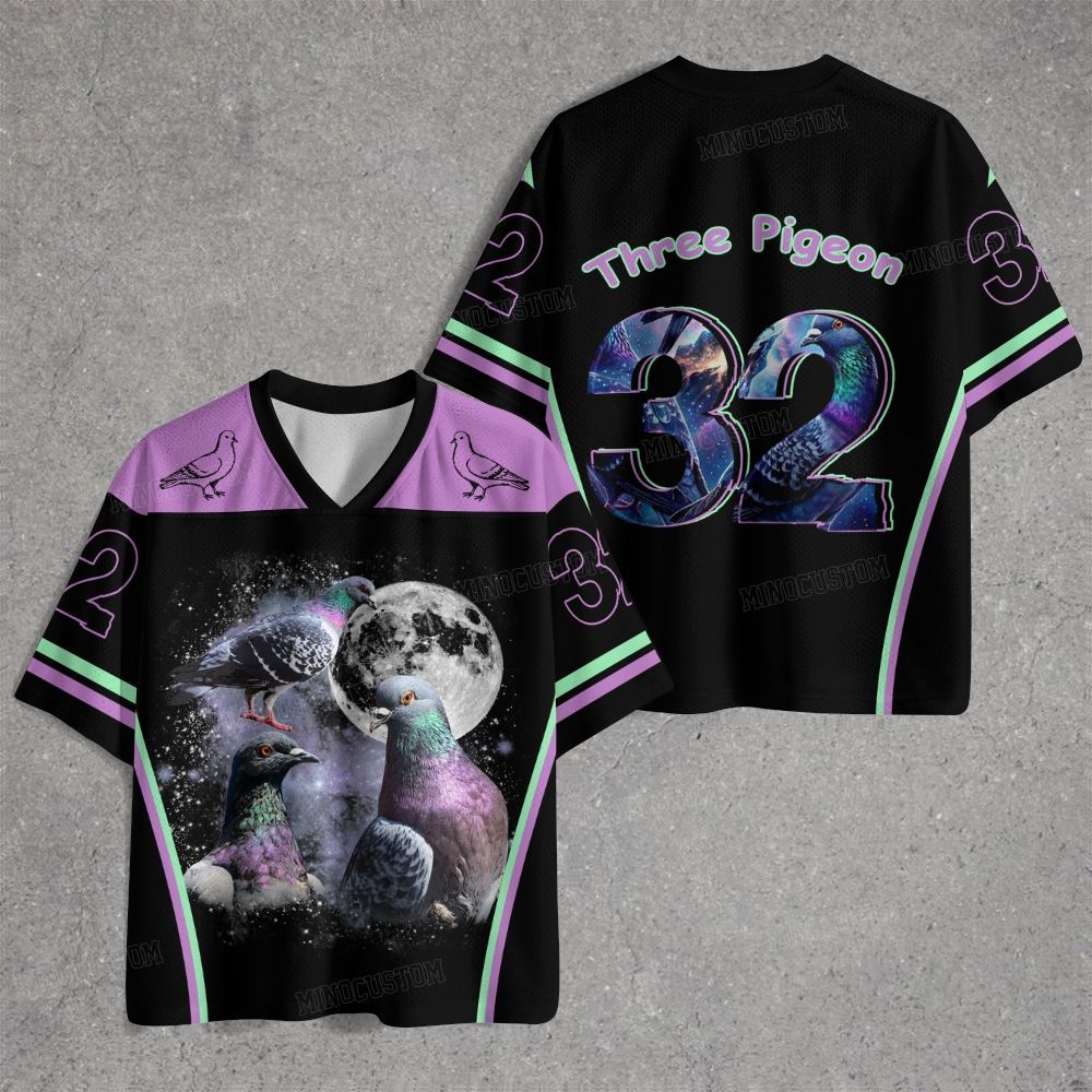 Three Pigeon Retro Jersey Shirts 
