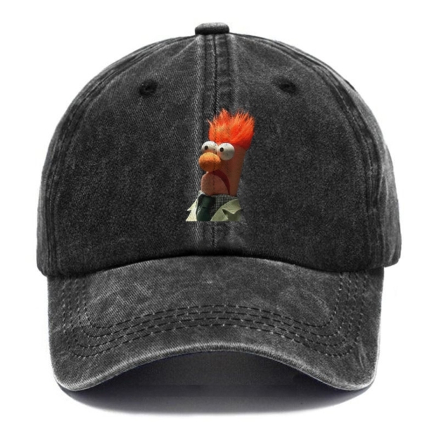 "Meep Meep" Beaker Vintage Casual Washed Cap