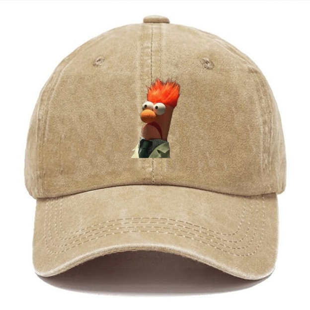 "Meep Meep" Beaker Vintage Casual Washed Cap