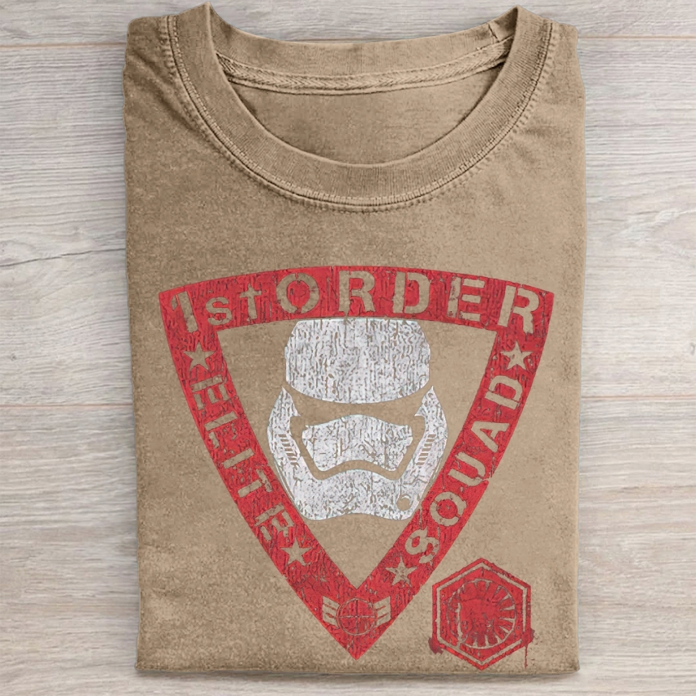 "1st Order Elite Squad" Stormtrooper Vintage Washed Tee
