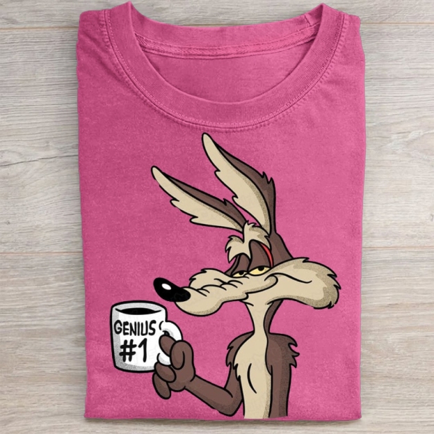 "Genius #1" Wile E. Coyote Vintage Washed Tee