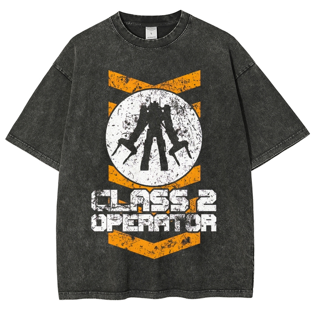 "Class 2 Operator" Mech Washed T-Shirt