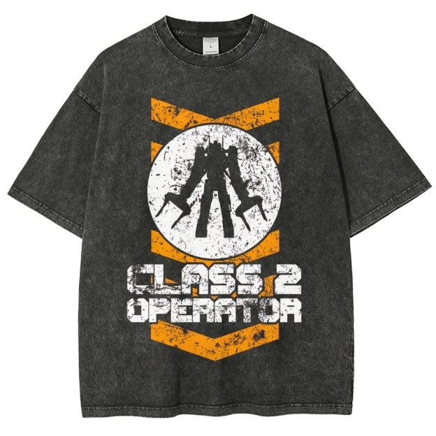 "Class 2 Operator" Mech Washed T-Shirt