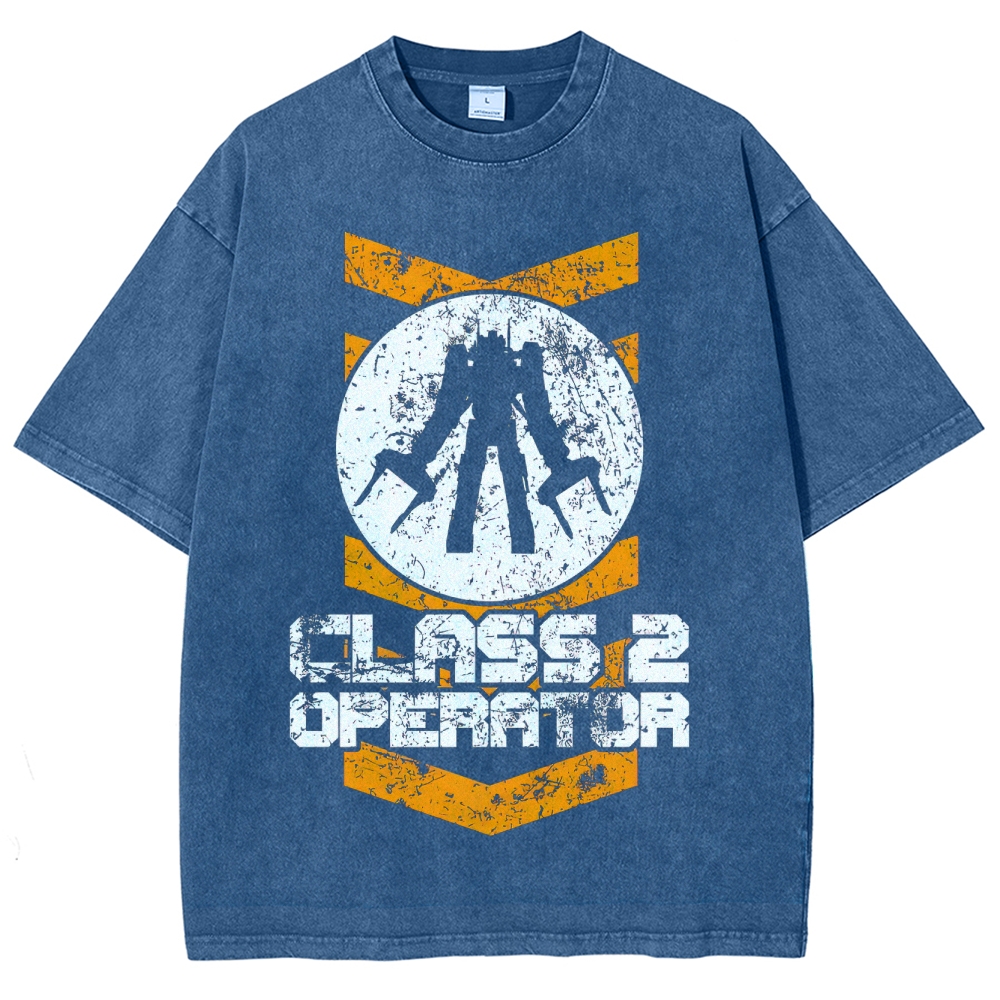 "Class 2 Operator" Mech Washed T-Shirt
