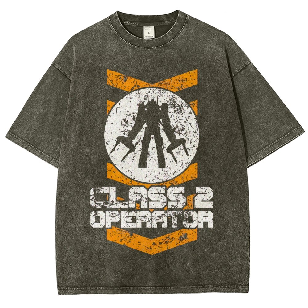 "Class 2 Operator" Mech Washed T-Shirt