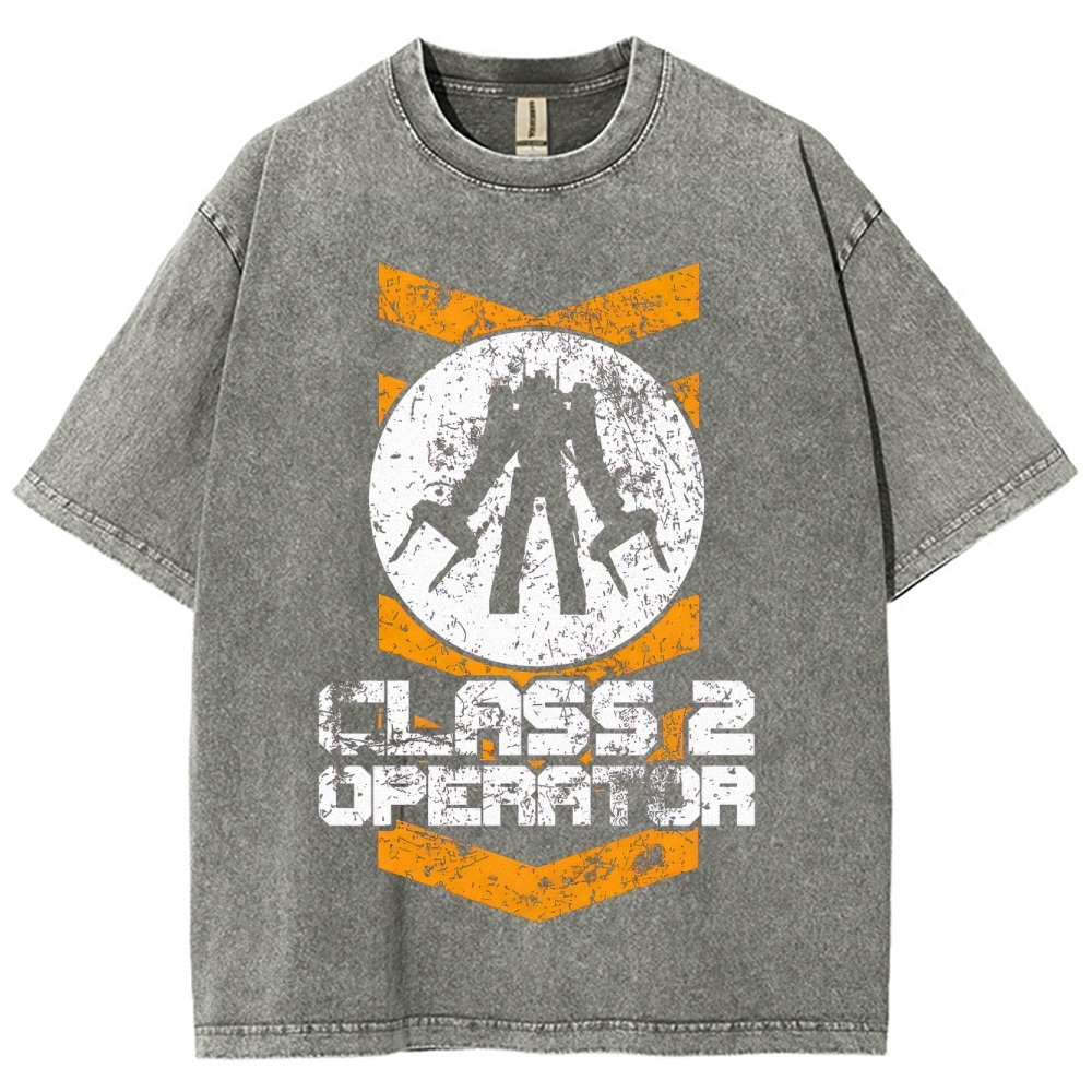 "Class 2 Operator" Mech Washed T-Shirt