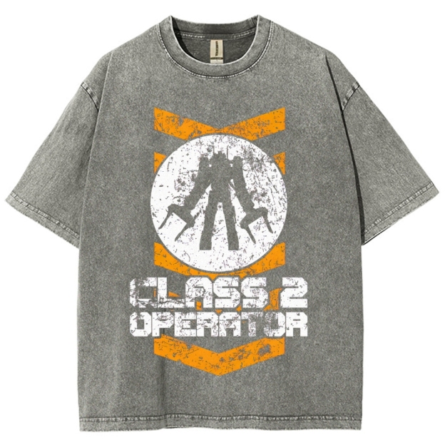 "Class 2 Operator" Mech Washed T-Shirt