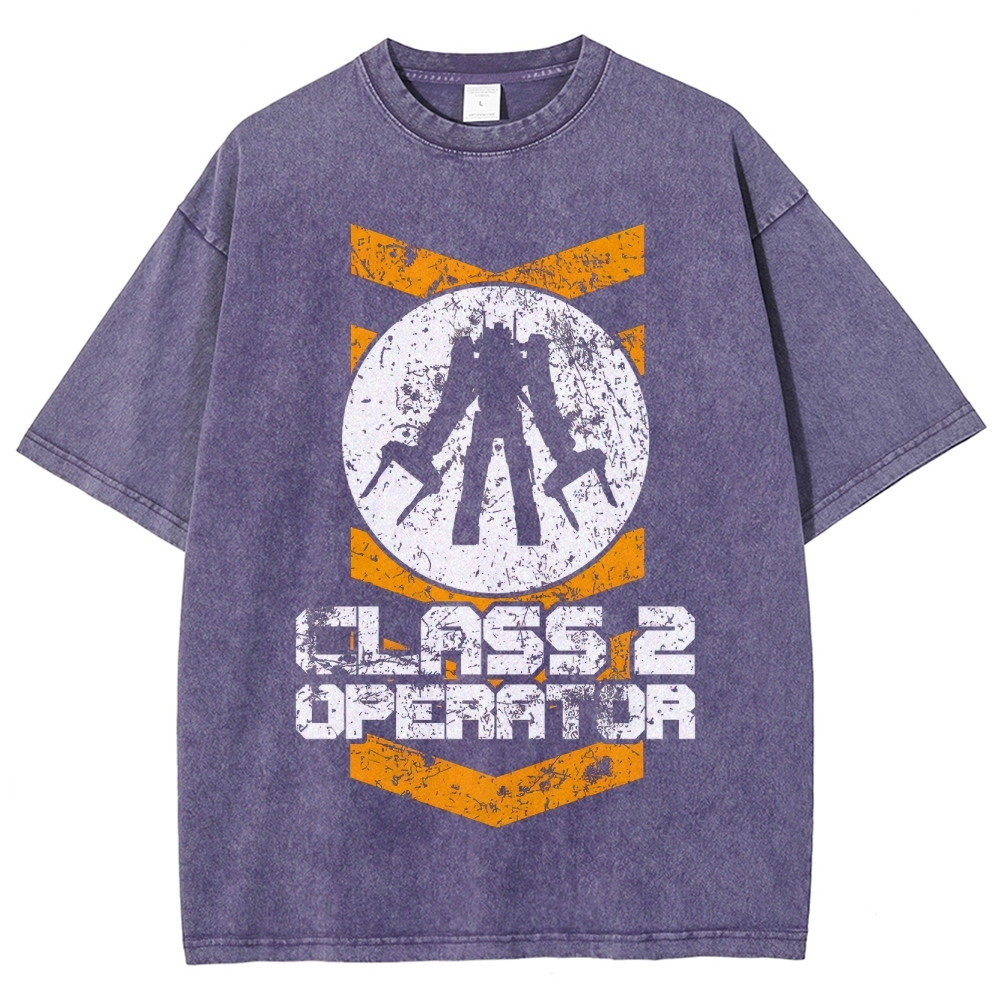 "Class 2 Operator" Mech Washed T-Shirt