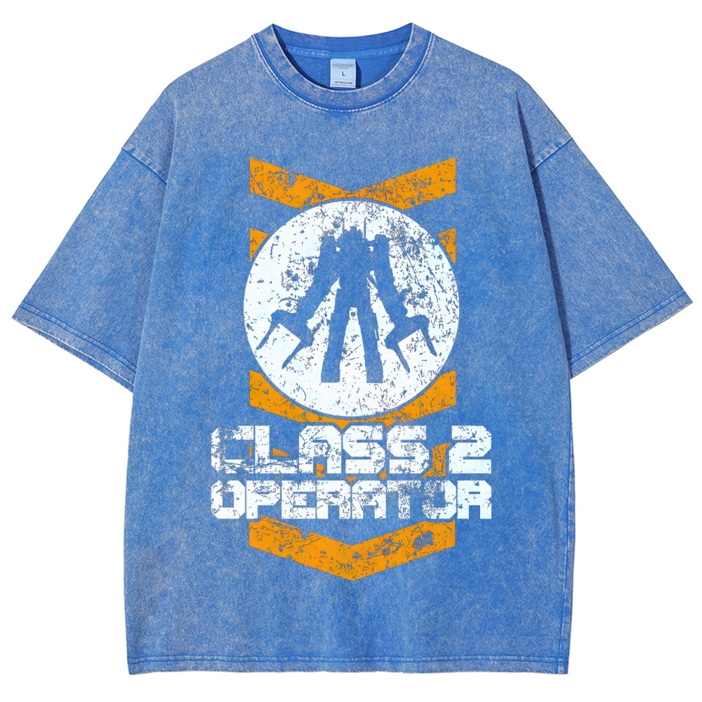 "Class 2 Operator" Mech Washed T-Shirt