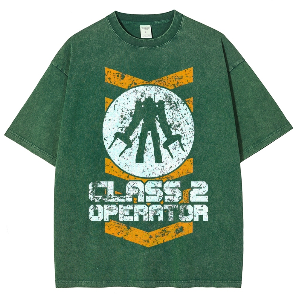 "Class 2 Operator" Mech Washed T-Shirt