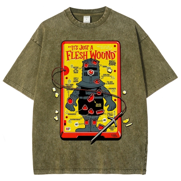 Flesh Wound Washed T-Shirt 