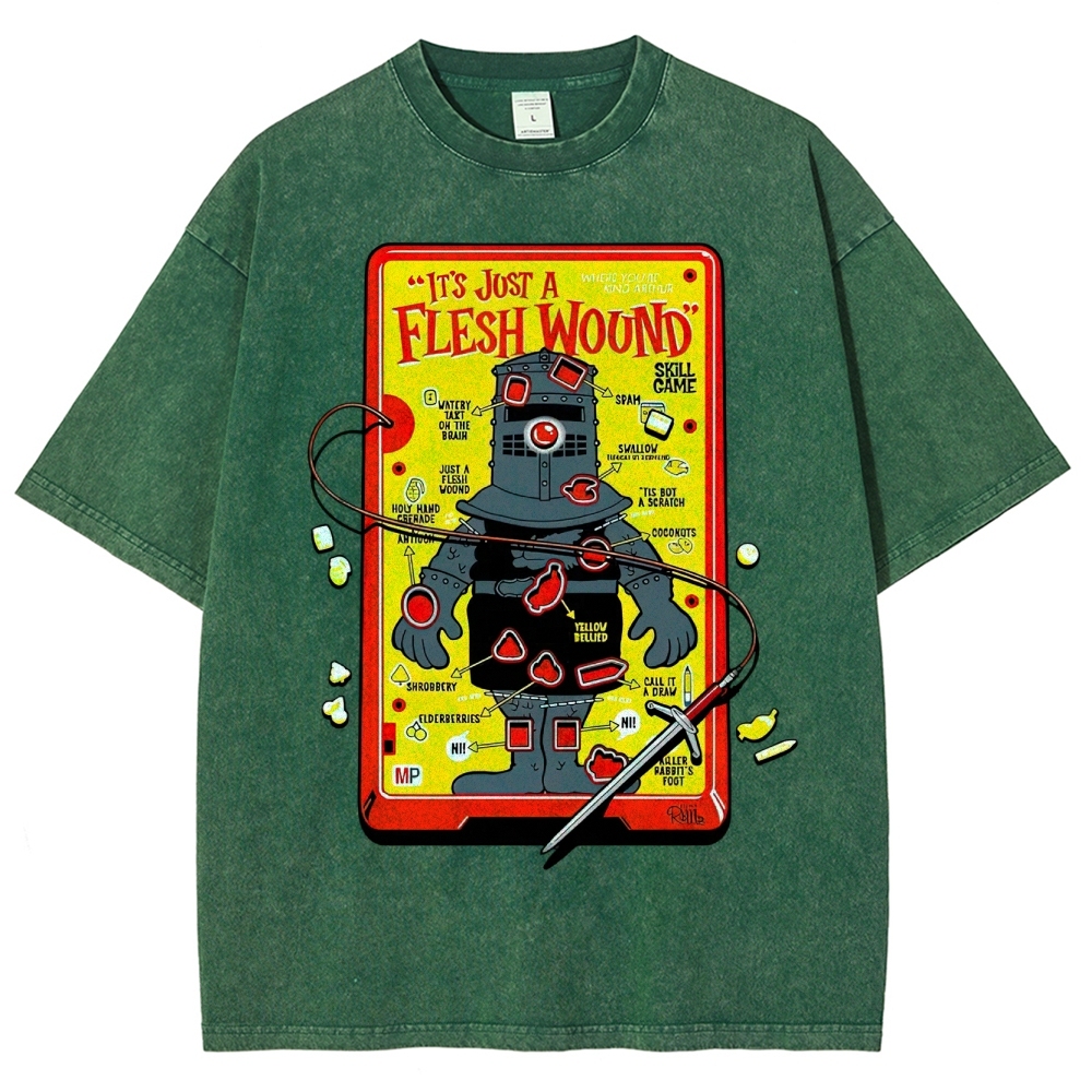 Flesh Wound Washed T-Shirt 