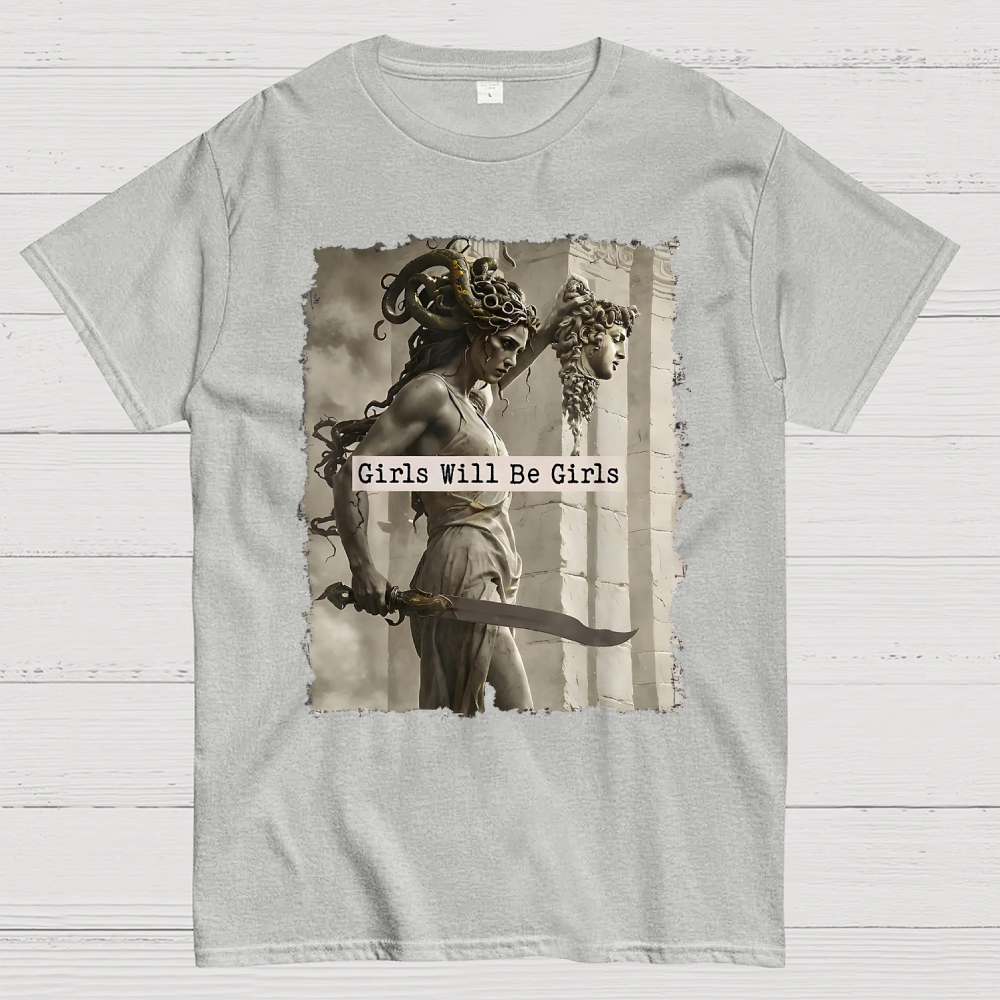  Medusa Mythology Feminist  Cotton T-shirt