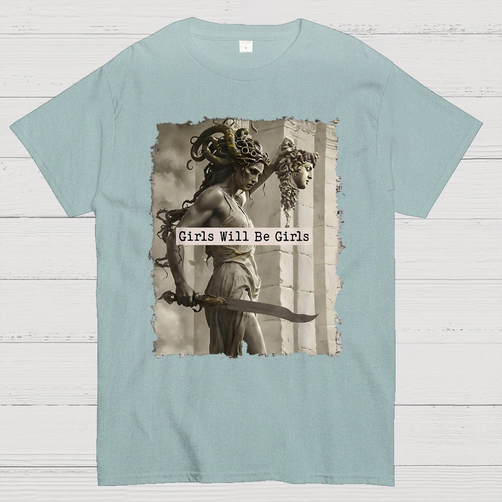  Medusa Mythology Feminist  Cotton T-shirt