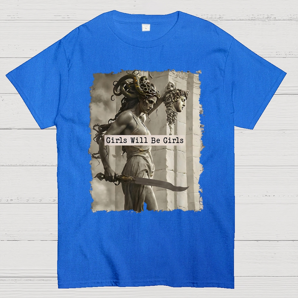  Medusa Mythology Feminist  Cotton T-shirt