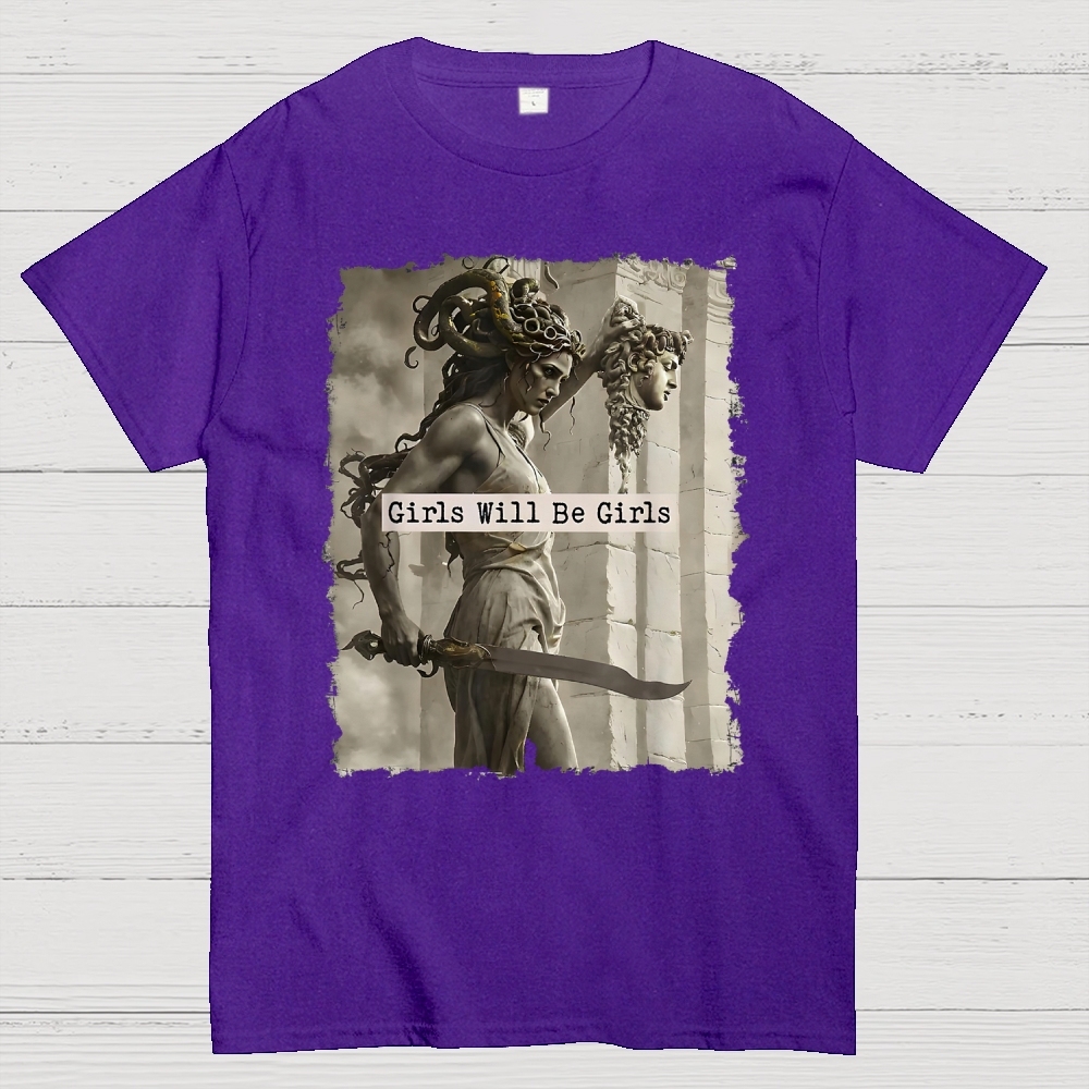  Medusa Mythology Feminist  Cotton T-shirt