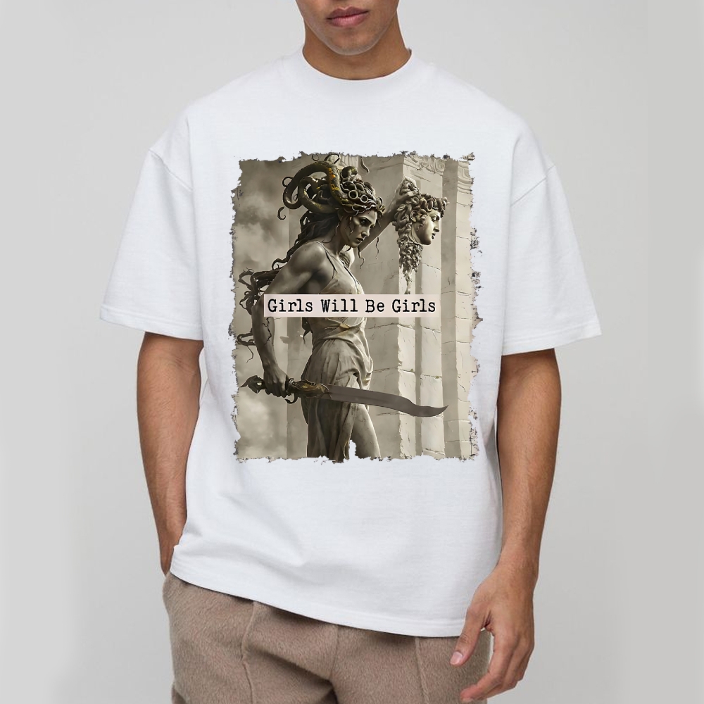  Medusa Mythology Feminist  Cotton T-shirt