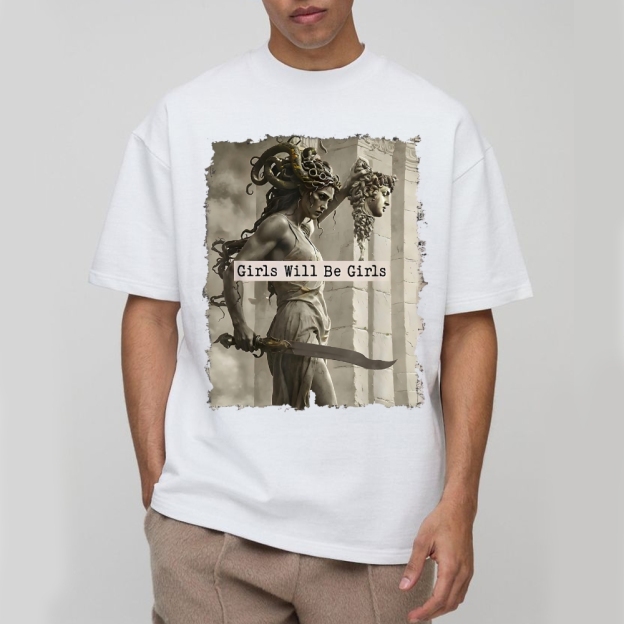  Medusa Mythology Feminist  Cotton T-shirt