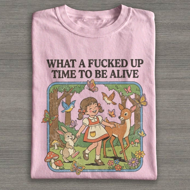 Funny Mental Health Cotton T-shirt 