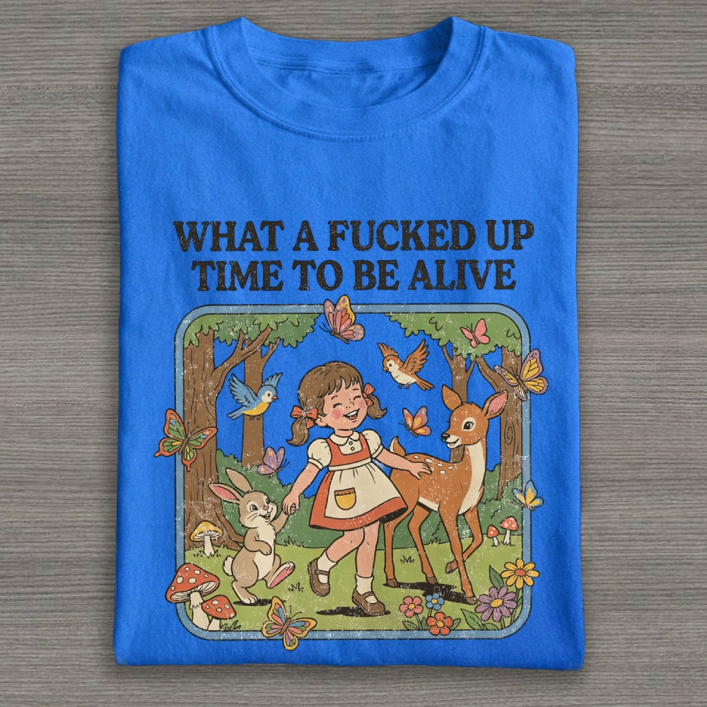 Funny Mental Health Cotton T-shirt 